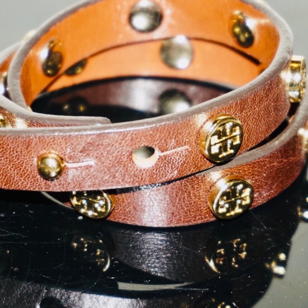 Tory Burch Leather Double Bracelet